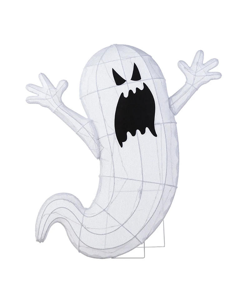 Glitzhome 35.5" Lighted Halloween Ghosts Outdoor Decor with Warm White Led Lights