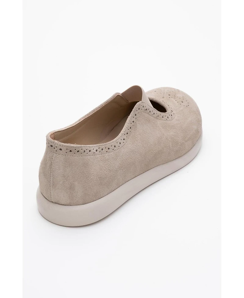 Chelle Elastic Leather Flat (Women)