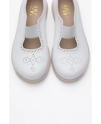 Chelle Elastic Leather Flat (Women)