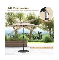 9 feet Outdoor Market Patio Table Umbrella Push Button Tilt Crank Lifeet