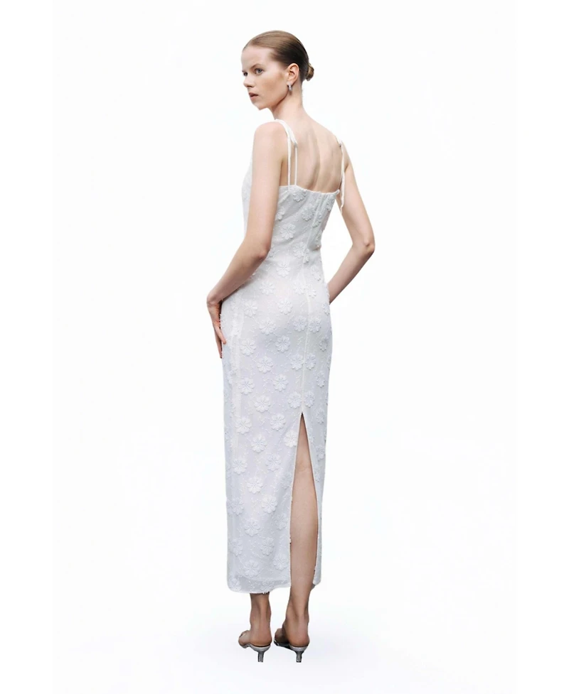 Nocturne Women's Stone Embroidered Dress