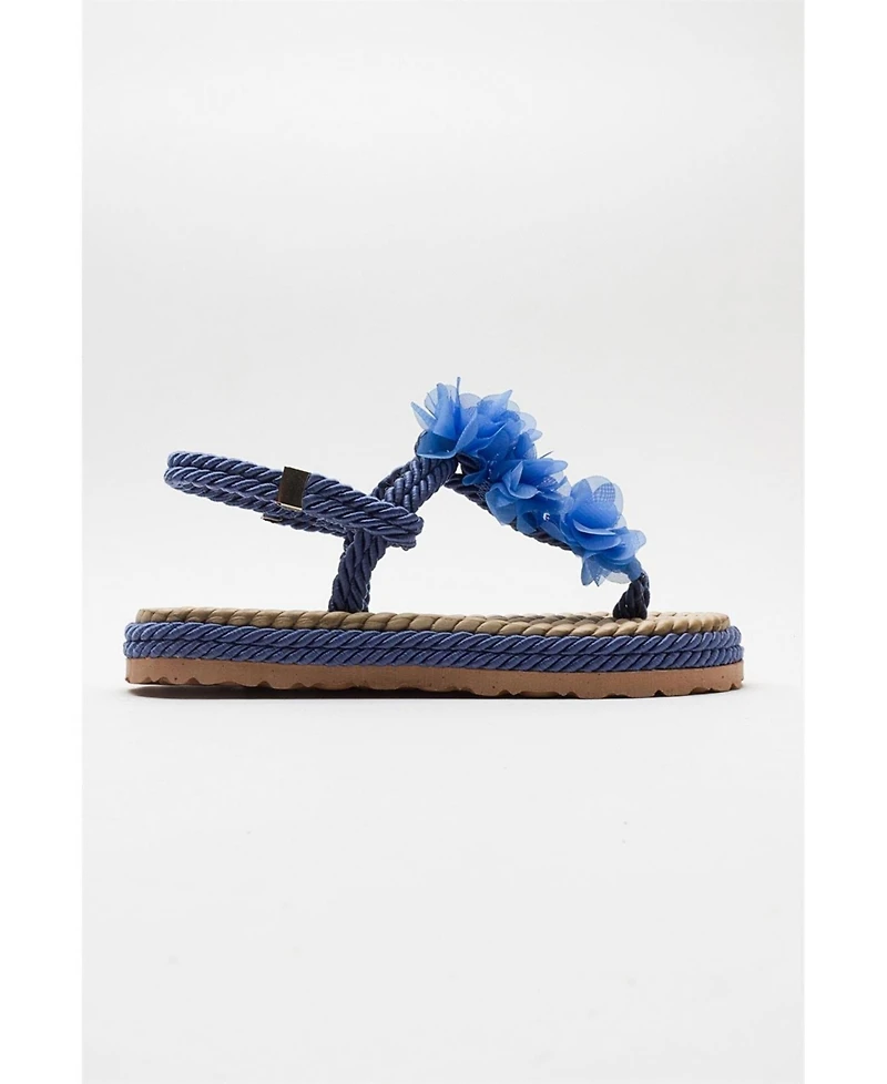 Prologue Shoes Santra Lace-Up Thong Sandals (Women)