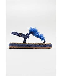 Prologue Shoes Santra Lace-Up Thong Sandals (Women)