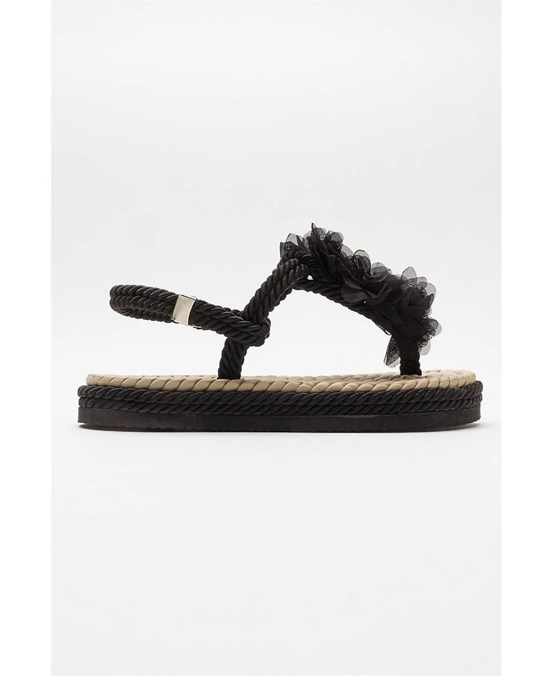 Prologue Shoes Santra Lace-Up Thong Sandals (Women)