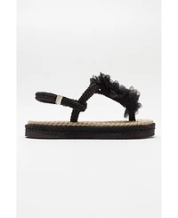 Prologue Shoes Santra Lace-Up Thong Sandals (Women)