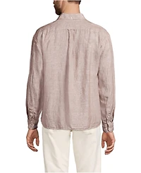 Lands' End Men's Relaxed Linen Shirt