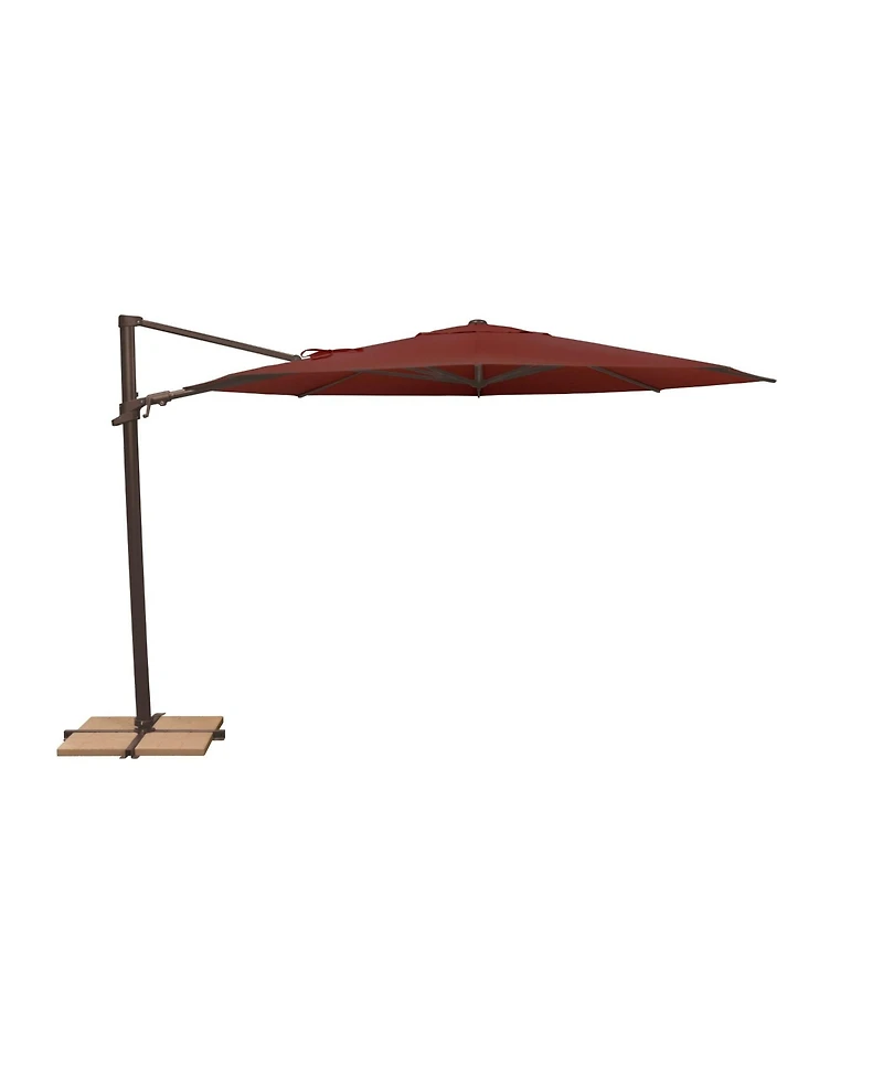 Mondawe 11FT Octagon Cantilever Umbrella with foot pedal
