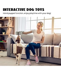 Nocciola 9-in-1 Zombie Plush Squeaky Dog Toy with 8 Organ-Shaped Toys for Small Medium Dogs