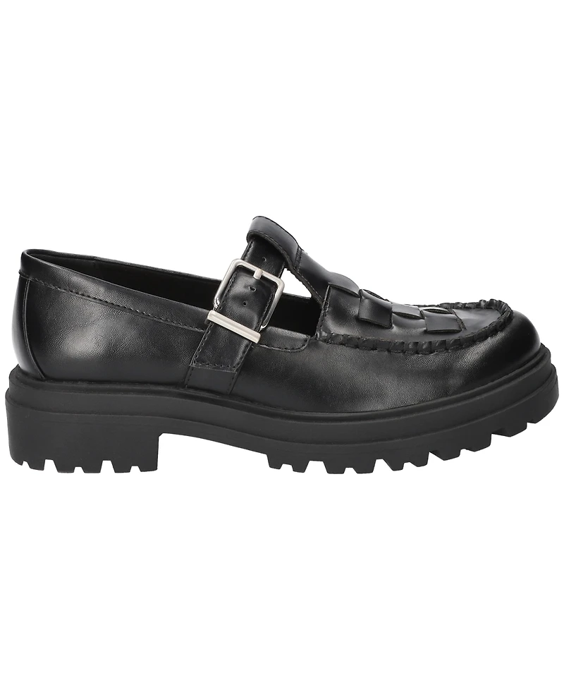 Bella Vita Women's Makell Comfort Lug Buckle Loafers