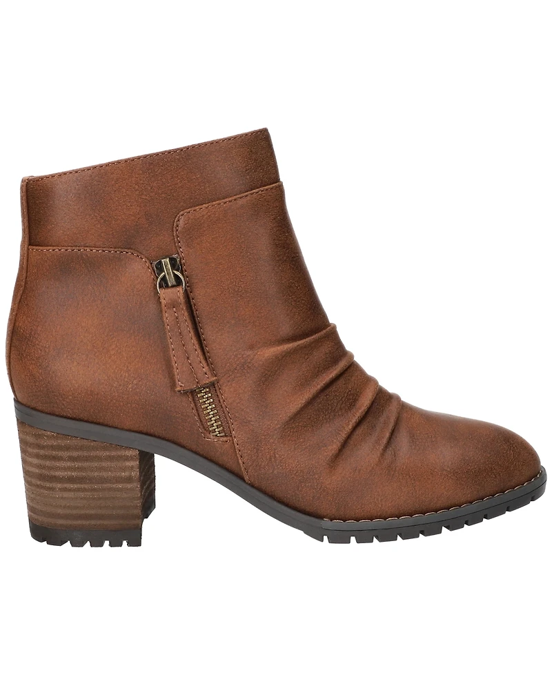 Bella Vita Women's Janita Block Heel Ankle Booties