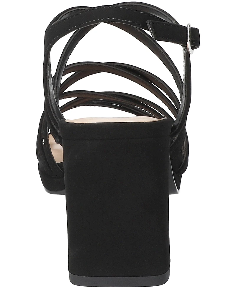 Bella Vita Women's Damsel Square Toe Heeled Sandals