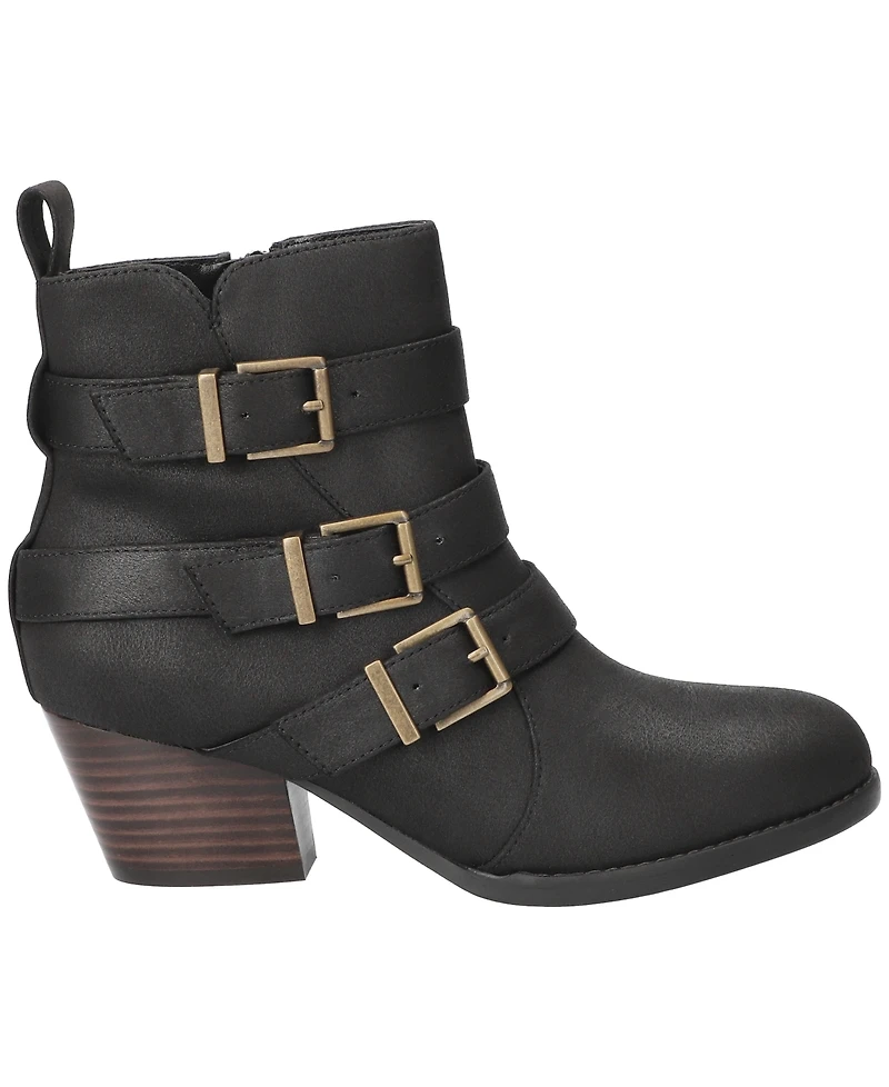 Bella Vita Women's Bowie Block Heel Ankle Booties