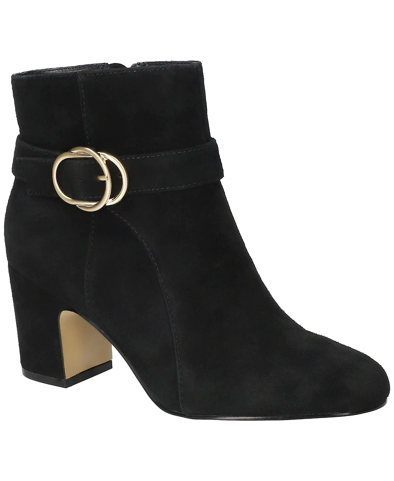 Bella Vita Women's Gamela Dress Block Heel Ankle Booties