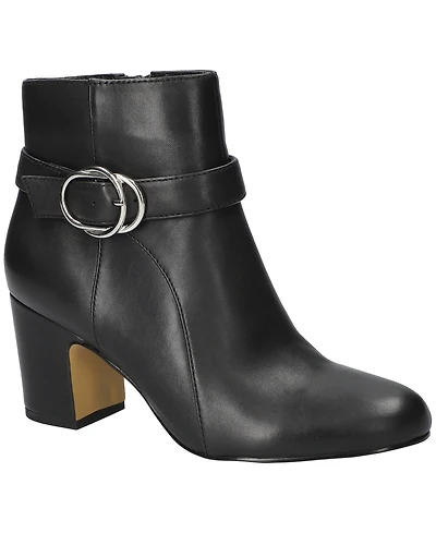 Bella Vita Women's Gamela Dress Block Heel Ankle Booties
