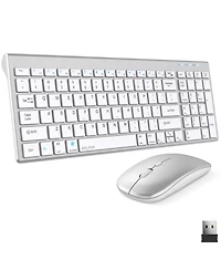 Delton KB36 Mini Keyboard and Mouse Combo White