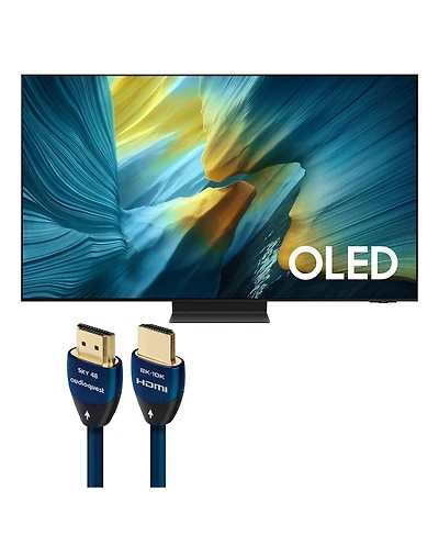 Samsung S95F 55 Inch 4K Oled Smart Tv with AudioQuest Sky 3m Hdmi Cable