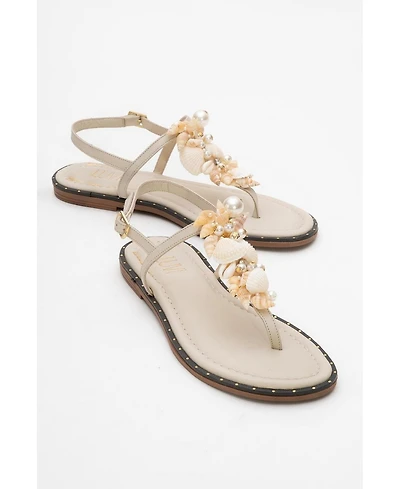 Forever & Always Shoes Joe Leather Thong Sandal