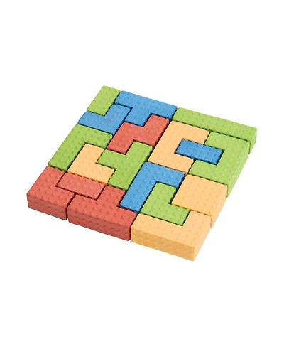 Kaplan Early Learning Textured Puzzle Blocks - 36 Pieces