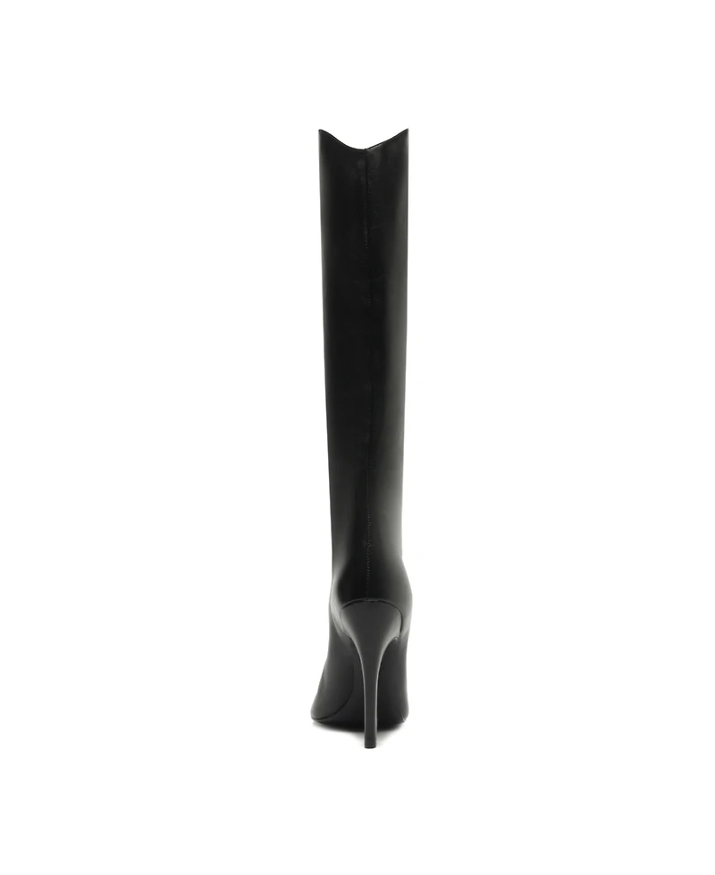 Schutz Women's Maryann Up Curve Pointy Toe Boots