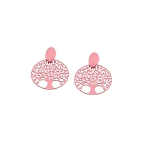 Sohi Women's Orange Tree Filigree Drop Earrings