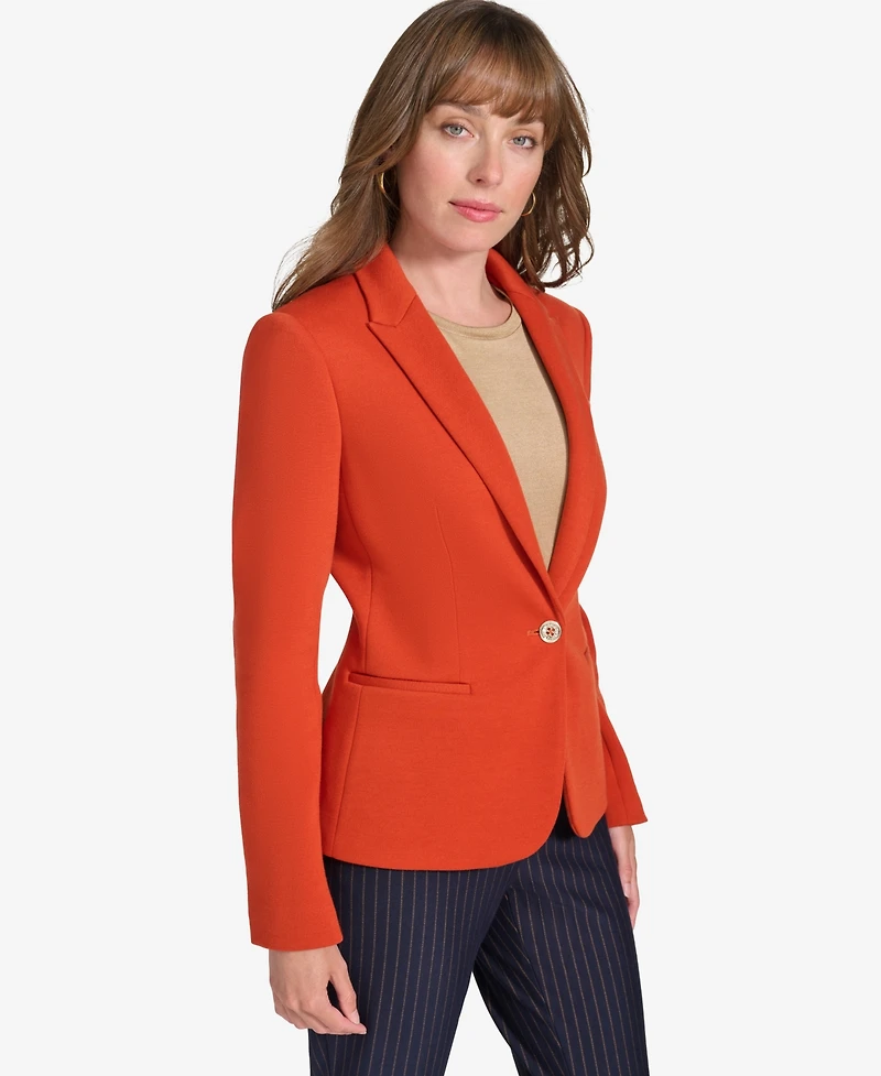 Tommy Hilfiger Women's One-Button Blazer