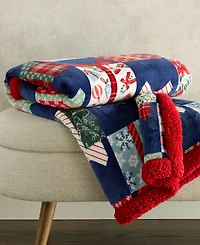 Holiday Lane Cozy Plush Throw, 50" x 60", Exclusively for Macy's