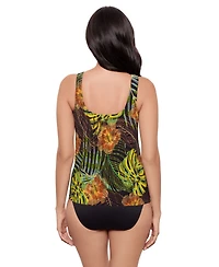Miraclesuit Women's Sunset Islet Ursula Tummy-Control Underwired Tankini Top