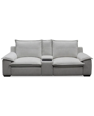 Borsi 3-Pc. Sofa Sectional with 2 Power Recliners & 1 Console, Exclusive at Macy's