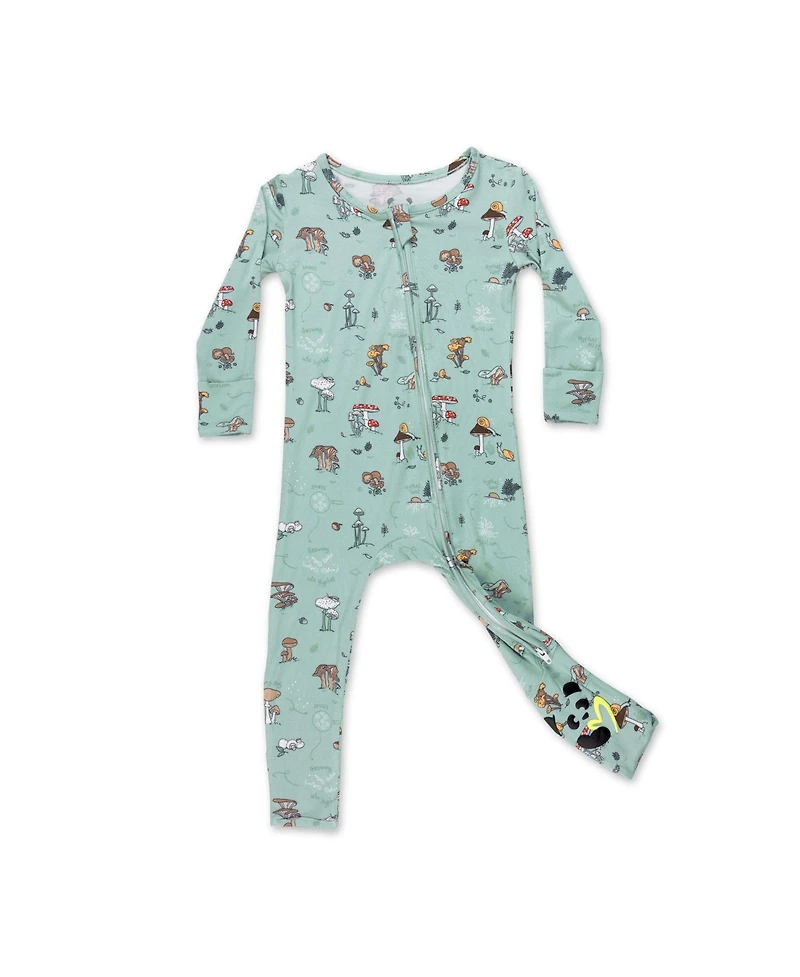 Bellabu Bear Baby Boys or Girls, Mushroom Cycle Convertible Footie