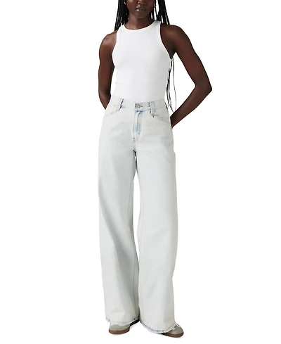 Levi's Women's Mid Rise Cotton 94 Baggy Jeans