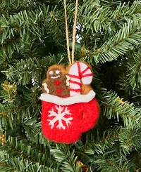 Holiday Lane Gingerbread Village Felted Mug Ornament, Macy's Exclusive
