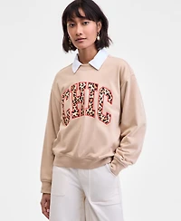 On 34th Women's Chic Varsity Crewneck Sweatshirt, Macy's Exclusive