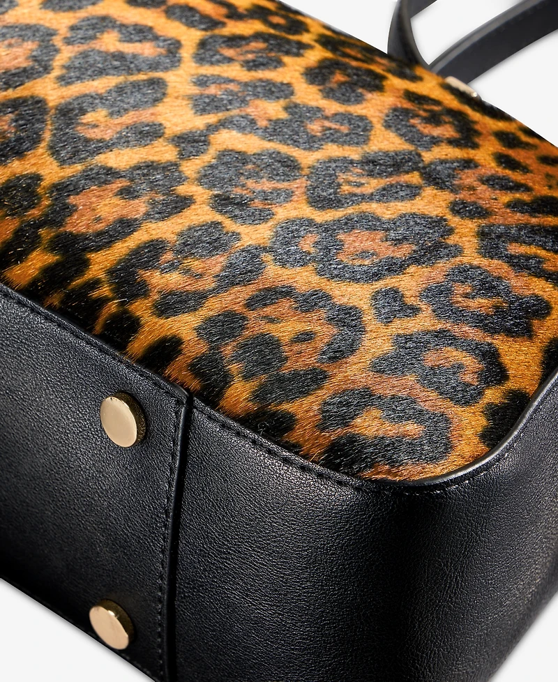 I.n.c. International Concepts Nedda Leopard-Print Satchel, Macy's Exclusive