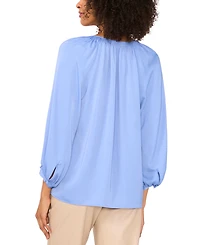 Vince Camuto Women's Tie-Neck Peasant-Sleeve Blouse