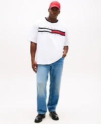Tommy Hilfiger Men's Big & Tall Tino Logo Short Sleeve T-Shirt