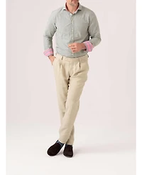 Koy Clothing Men's Cotton Linen Long Sleeve Shirt