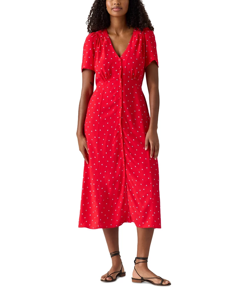 Levi's Women's Sarina Short-Sleeve Midi Dress