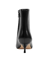 Marc Fisher Ltd Women's Kiona Leather Kitten Heel Booties