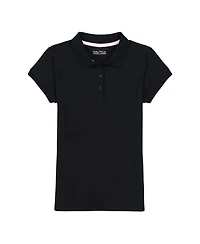 Nautica Big Girls Short Sleeve Interlock Polo Shirt