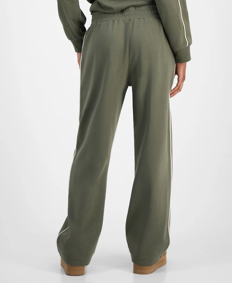 Rebellious One Juniors' V-Waist Piped Sweatpants