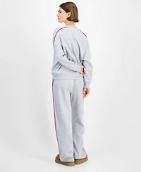 Rebellious One Juniors Big Apple Crewneck Sweatshirt Piped Sweatpants