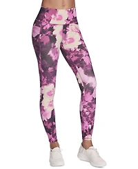 Skechers Women's GoFlex Rib Bloom Printed Leggings