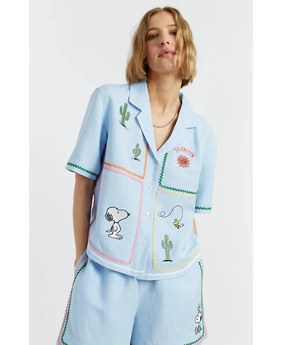 Chinti & Parker Women's Peanuts Vacation Shirt