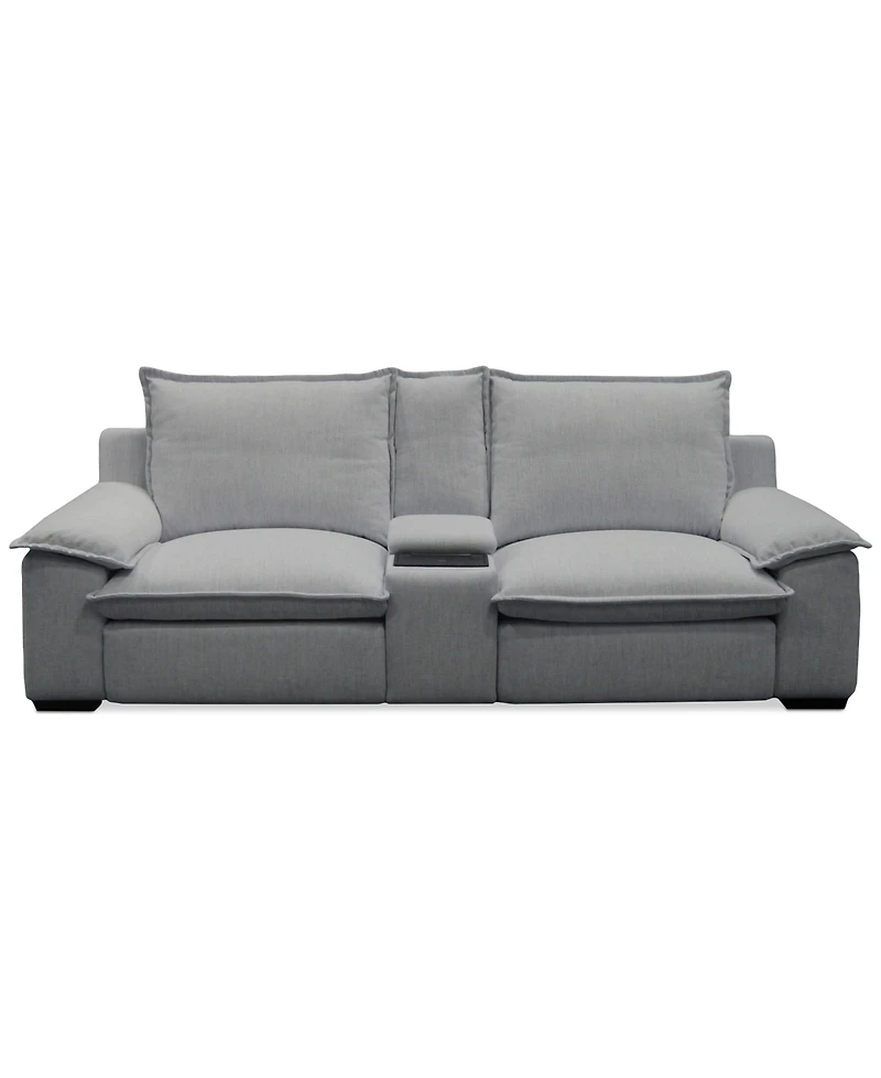 Borsi 3-Pc. Sofa Sectional with 2 Power Recliners & 1 Console, Exclusive at Macy's