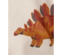 Carter's Baby Boys Dinosaur-Print Long-Sleeve 2-Way-Zip 1-Piece Footed Pajamas