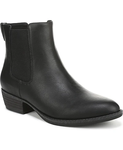 Dr. Scholl's Women's Mara Stacked Block Heel Chelsea Short Boots