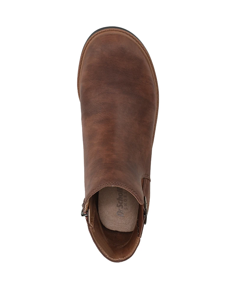 Dr. Scholl's Women's Calm One Round Toe Chelsea Short Boots