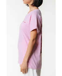 Colourful Rebel Women's Flower Square Boxy Tee