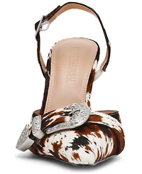 Steve Madden Women's Delilah-h Western Buckled Pumps