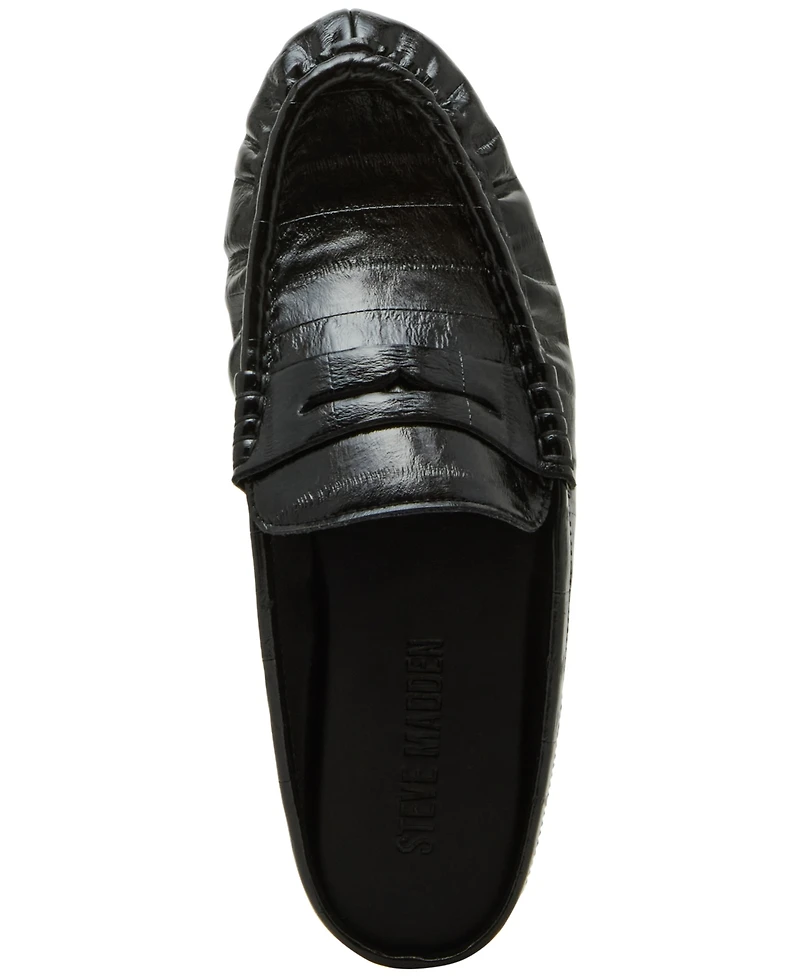 Steve Madden Women's Rafe Tailored Slip-On Loafer Mules